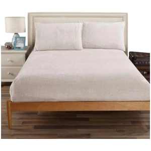 Ramesses Teddy Fleece Fitted Sheet Combo Set Beige King