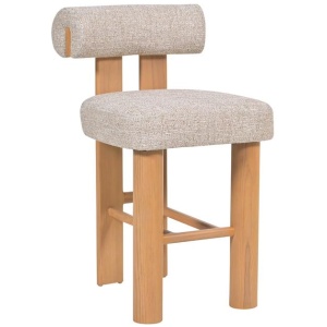 Remy Natural Barstool - Pale Beige by Interior Secrets - AfterPay Available