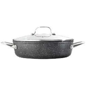 Rock Saute Pan with Lid Size 28cm by Baccarat