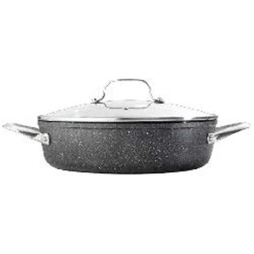 Rock Saute Pan with Lid Size 28cm by Baccarat