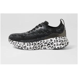 Rollie Bolt V2 Rl Black Leopard Fabric Black Leopard Sneakers Womens Shoes Casual Casual Sneakers