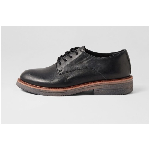 Rollie Derby Rise Rl Vintage Black Leather Vintage Black Shoes Womens Shoes Casual Flat Shoes