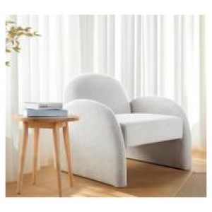 Selene Arched Armchair Neutral