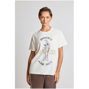 Something Very Special Books are Hot Graphic Tee Vintage White