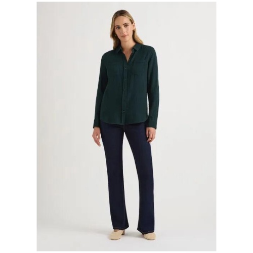 Sylvie Cotton Crinkle Shirt