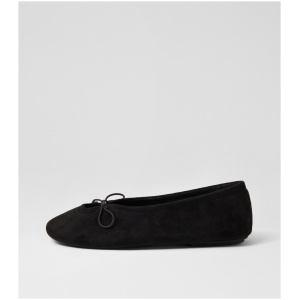 Therapy Alta Th Black Microsuede Black Shoes Womens Shoes Dress Casual Flat Shoes