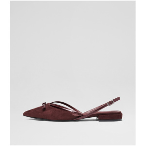 Therapy Lalaa Th Bordeaux Microsuede Bordeaux Shoes Womens Shoes Dress Casual Flat Shoes
