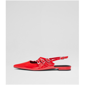 Therapy Lisst Th Red Patent Pu Red Shoes Womens Shoes Dress Casual Flat Shoes