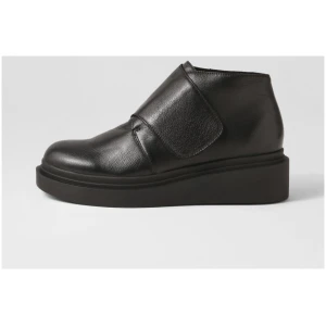 Top End Ziloch To Black Black Sole Leather Black Black Sole Boots Womens Shoes Ankle Boots