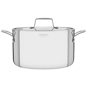 Tramontina Grano Triply Clad Stainless Steel Deep Casserole 20cm 3.5L