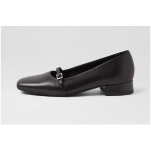 Vagabond Shoemakers Debbi Buckle Vb Black Leather Black Shoes Womens Shoes Dress Casual Heeled Shoes