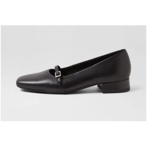 Vagabond Shoemakers Debbi Buckle Vb Black Leather Black Shoes Womens Shoes Dress Casual Heeled Shoes