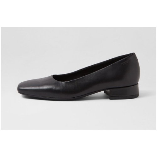 Vagabond Shoemakers Debbi Vb Black Leather Black Shoes Womens Shoes Dress Casual Heeled Shoes