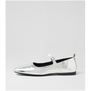 Vagabond Shoemakers Delia Vb Silver Leather Silver Shoes Womens Shoes Dress Casual Flat Shoes