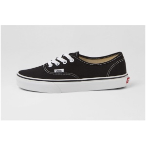 Vans Authentic W Vn Black White Canvas Black White Sneakers Womens Shoes Casual Casual Sneakers