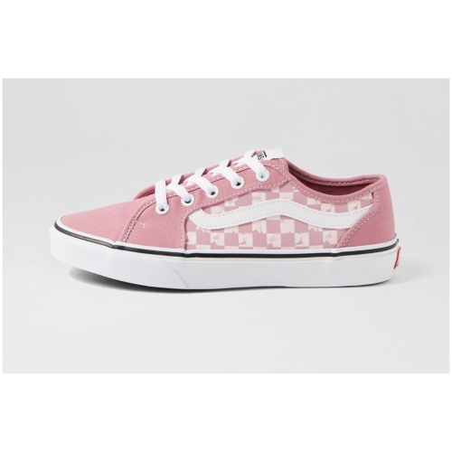 Vans Filmore Decon W Vn Mosaic Mauve Suede Canvas Mosaic Mauve Sneakers Womens Shoes Casual Casual Sneakers