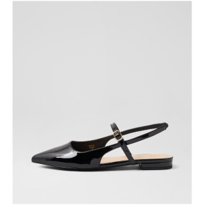 Verali Hiatus Ve Black Patent Pu Black Shoes Womens Shoes Casual Flat Shoes