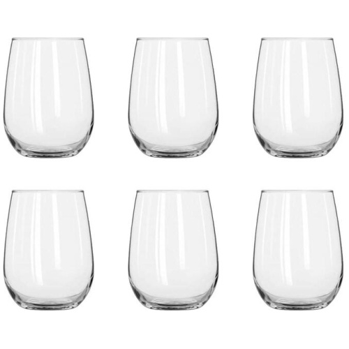 Vina Stemless Wine Glass - Set of 6 Size 550ml by Alex Liddy