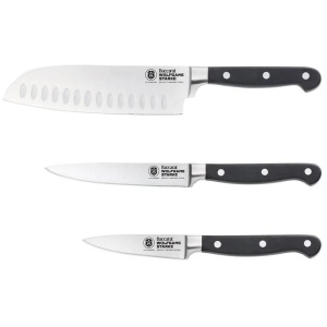 Wolfgang Starke 3 Piece Stainless Steel Kitchen Knife Starter Set by Baccarat