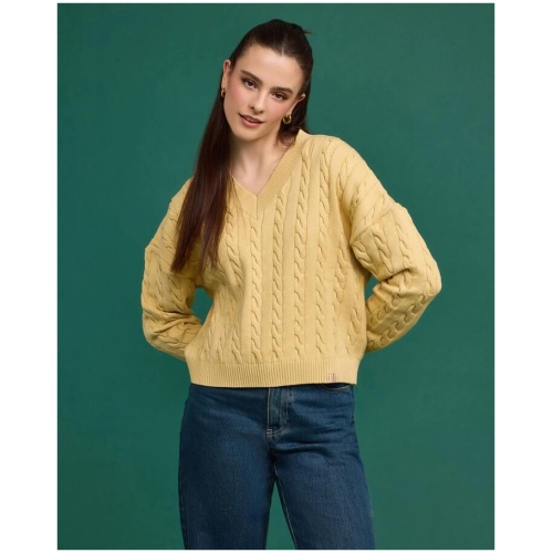 Women's Baseline Chunky Sweater - SOYBEAN - SOYBEAN