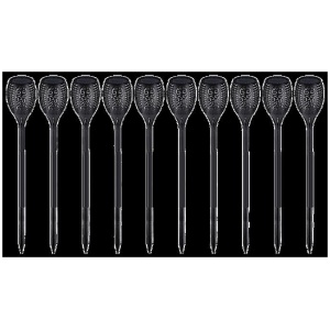 10 Pack Solar Torch Lights 96 LED Flickering Lighting Dancing Flame Garden Lamp