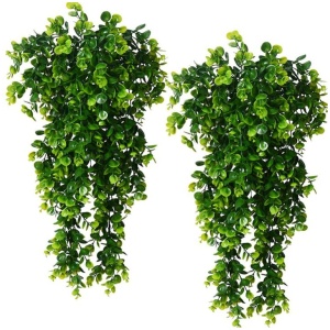 2 Pack 76cm Artificial Eucalyptus Plants Fake Plants FauxHome Garden Window Office Wedding Decoration