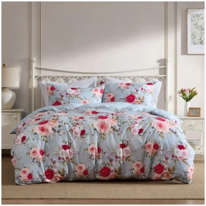 Ardor Amelie Multi Floral Printed Quilt Cover Set Queen