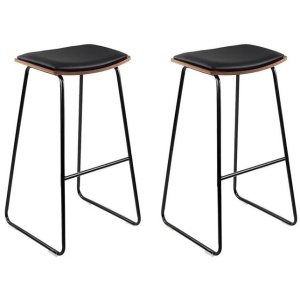 Artiss Bar Stools Kitchen Counter Stools Metal Chairs x2