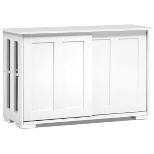 Artiss Buffet Sideboard Sliding Doors - SERA White