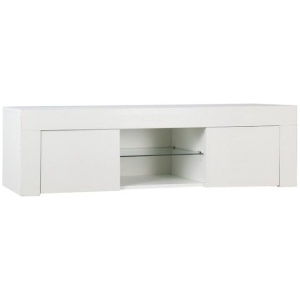Artiss Entertainment Unit TV Cabinet LED 130cm White Angus
