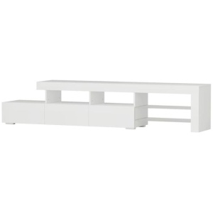 Artiss Entertainment Unit TV Cabinet LED 215cm White Caya