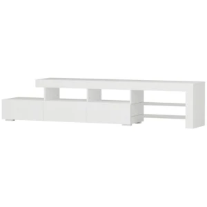 Artiss Entertainment Unit TV Cabinet LED 215cm White Caya