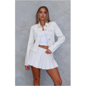 Ayla Denim Jacket Cream