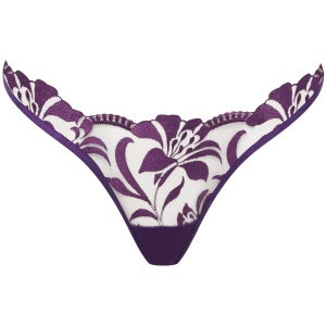 Bluebella Leonora Brief Acai Purple/Sheer - 6
