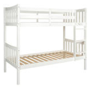 Bonny Single Bunk Bed White
