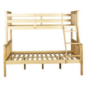 Bonny Single Double Bunk Bed Brown