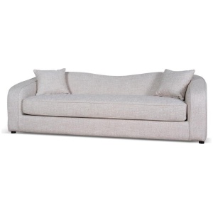 Brunora 3 Seater Sofa - Pale Beige by Interior Secrets - AfterPay Available