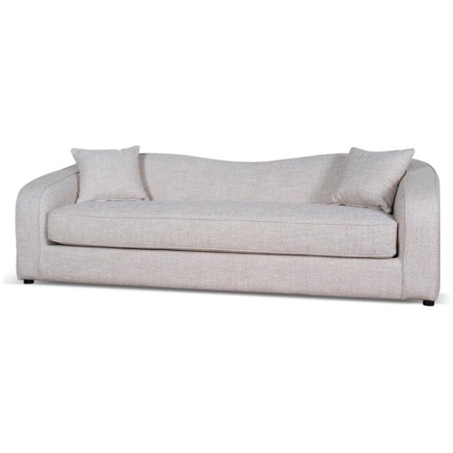 Brunora 3 Seater Sofa - Pale Beige by Interior Secrets - AfterPay Available