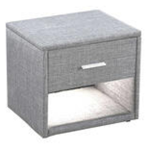 Caleb Bedside Table Grey