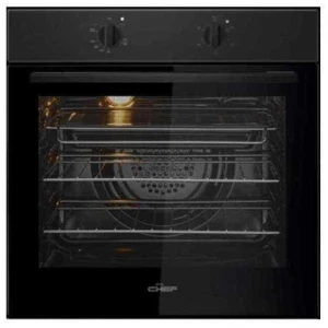 Chef 60cm Built-in Electric Oven - Dark Stainless Steel