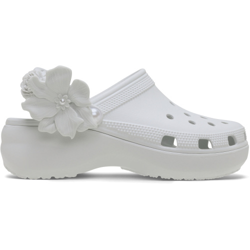 Crocs Classic Platform Bouquet Clog; Moonlight, W5