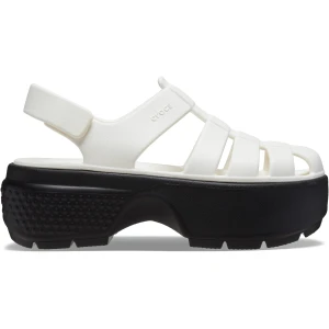 Crocs Stomp Fisherman Sandal; Chalk, W8/M6