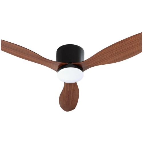 Devanti 52'' Ceiling Fan DC Motor w/Light w/Remote - Dark Wood