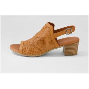 Diana Ferrari Eches Df Tan Leather Tan Sandals Womens Shoes Heeled Sandals