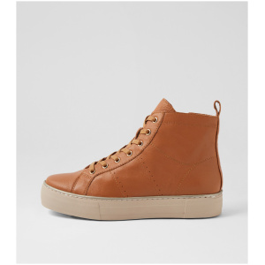Django & Juliette Fissio Dj Dk Tan Almond Sole Leather Dk Tan Almond Sole Boots Womens Shoes Casual Ankle Boots