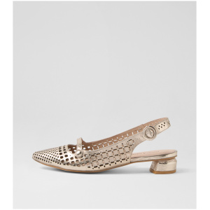 Django & Juliette Fluka Dj Champagne Crush Leather Champagne Crush Shoes Womens Shoes Dress Flat Shoes