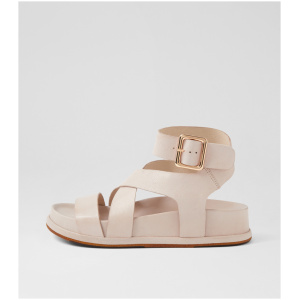 Django & Juliette Grissie Dj Vanilla Leather Vanilla Sandals Womens Shoes Casual Sandals Flat Sandals