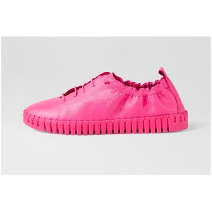 Django & Juliette Hazelle Dj Hot Pink Hot Pink Sole Leather Hot Pink Hot Pink Sole Sneakers Womens Shoes Casual Sneakers
