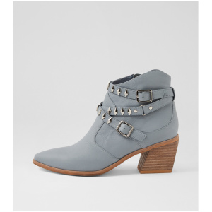 Django & Juliette Jazper Dj Dk Denim Leather Dk Denim Boots Womens Shoes Casual Ankle Boots