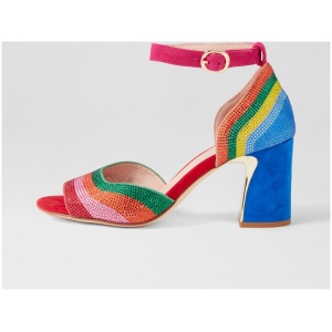Django & Juliette Kalino Dj Bright Multi Bright Sandals Womens Shoes Dress Heeled Sandals